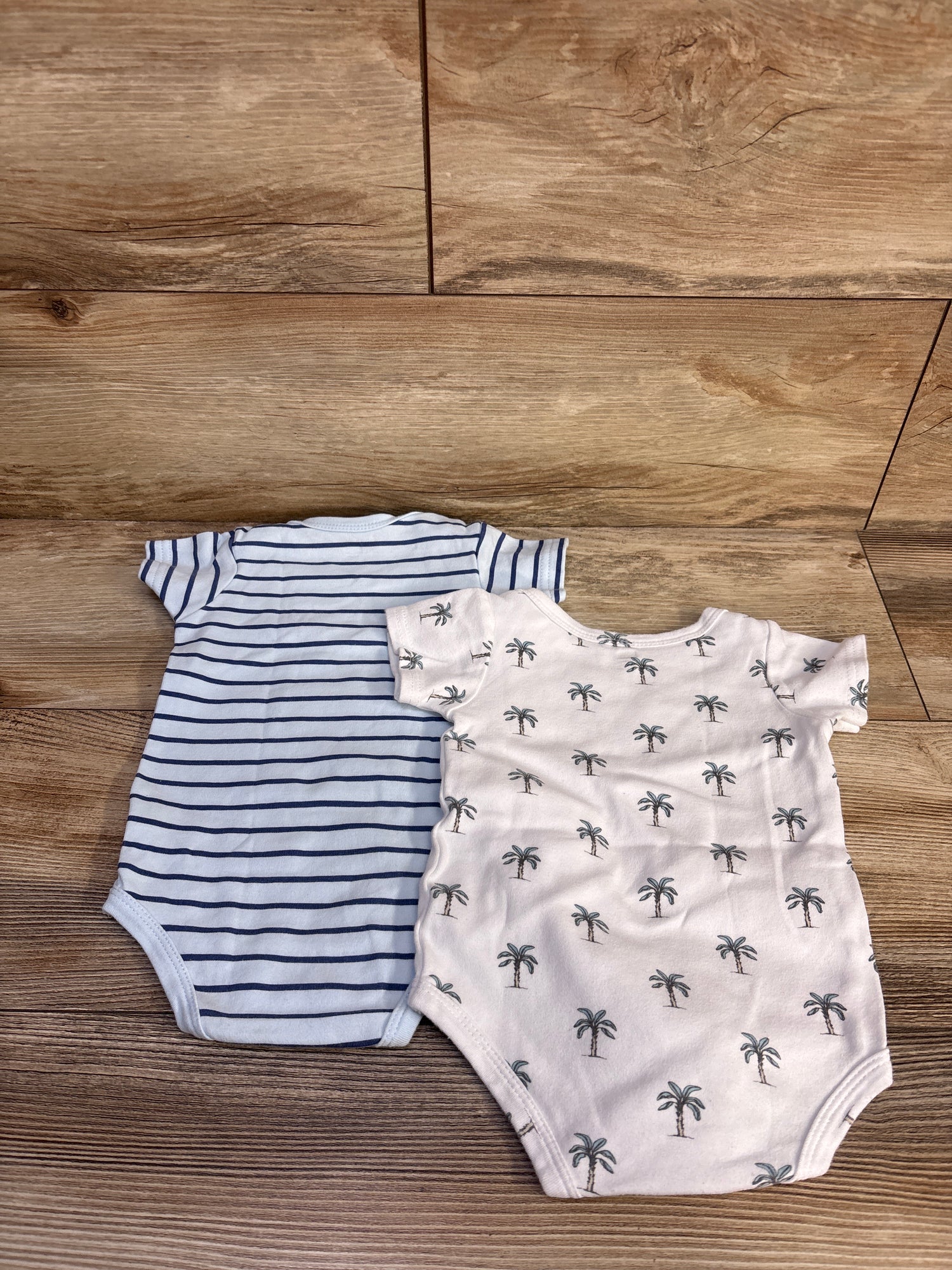 Hudson Baby 2pk Bodysuits Blue sz 9-12m