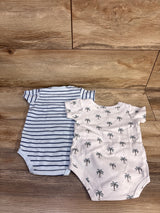 Hudson Baby 2pk Bodysuits Blue sz 9-12m