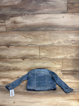 Cat & Jack Denim Button Up Jacket Blue sz 5T