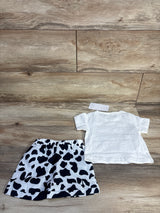 NEW Younger Tree 2pc Holy Cow I'm Cute Set White sz 6-9m