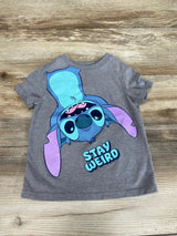 Disney Stitch Stay Weird Shirt Grey sz 2T