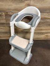 ThinkMax Potty Training Step Stool Ladder Grey/White