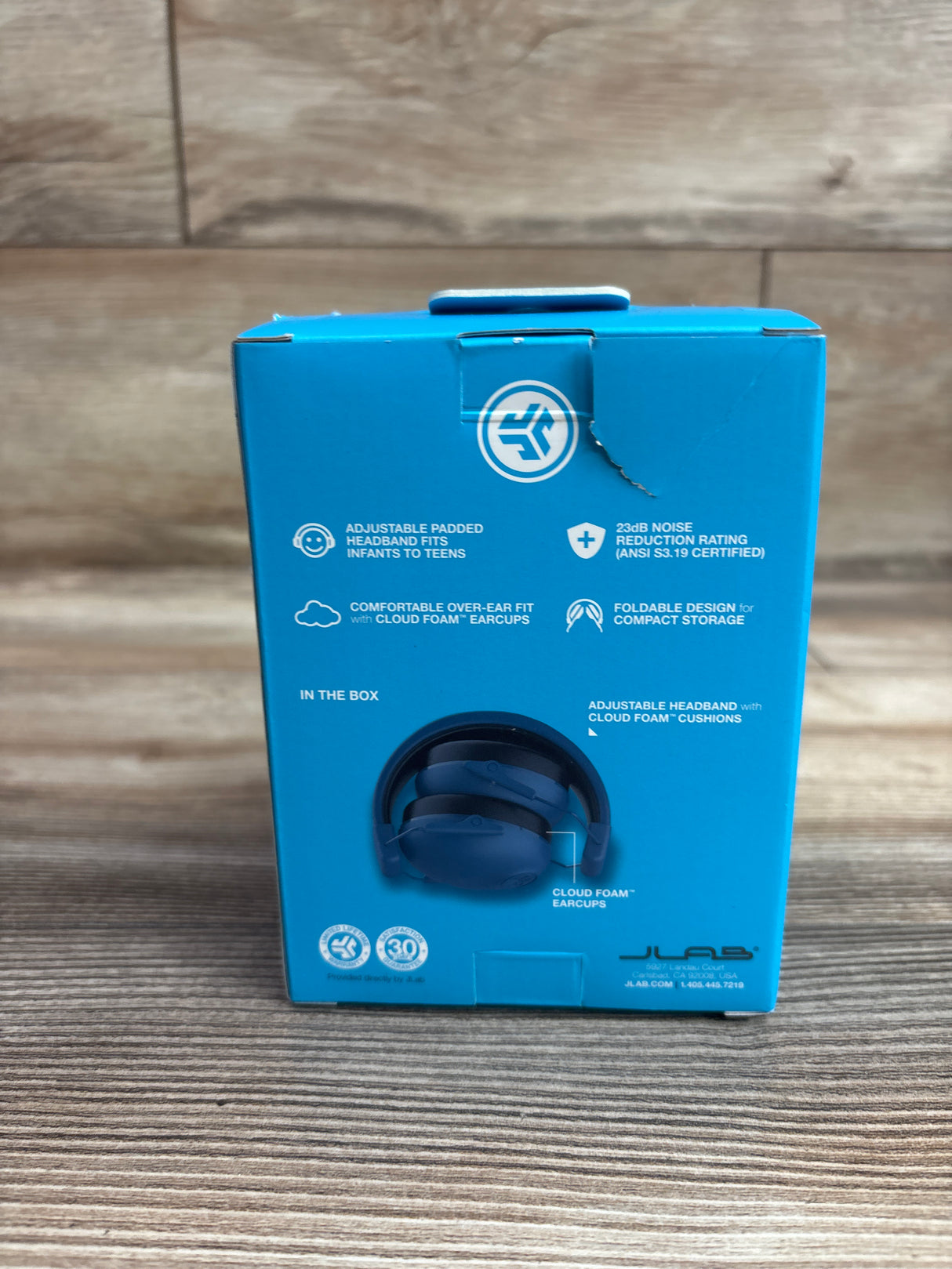 JLab JBuddies Protect Kids Hearing Protection Earmuffs Navy