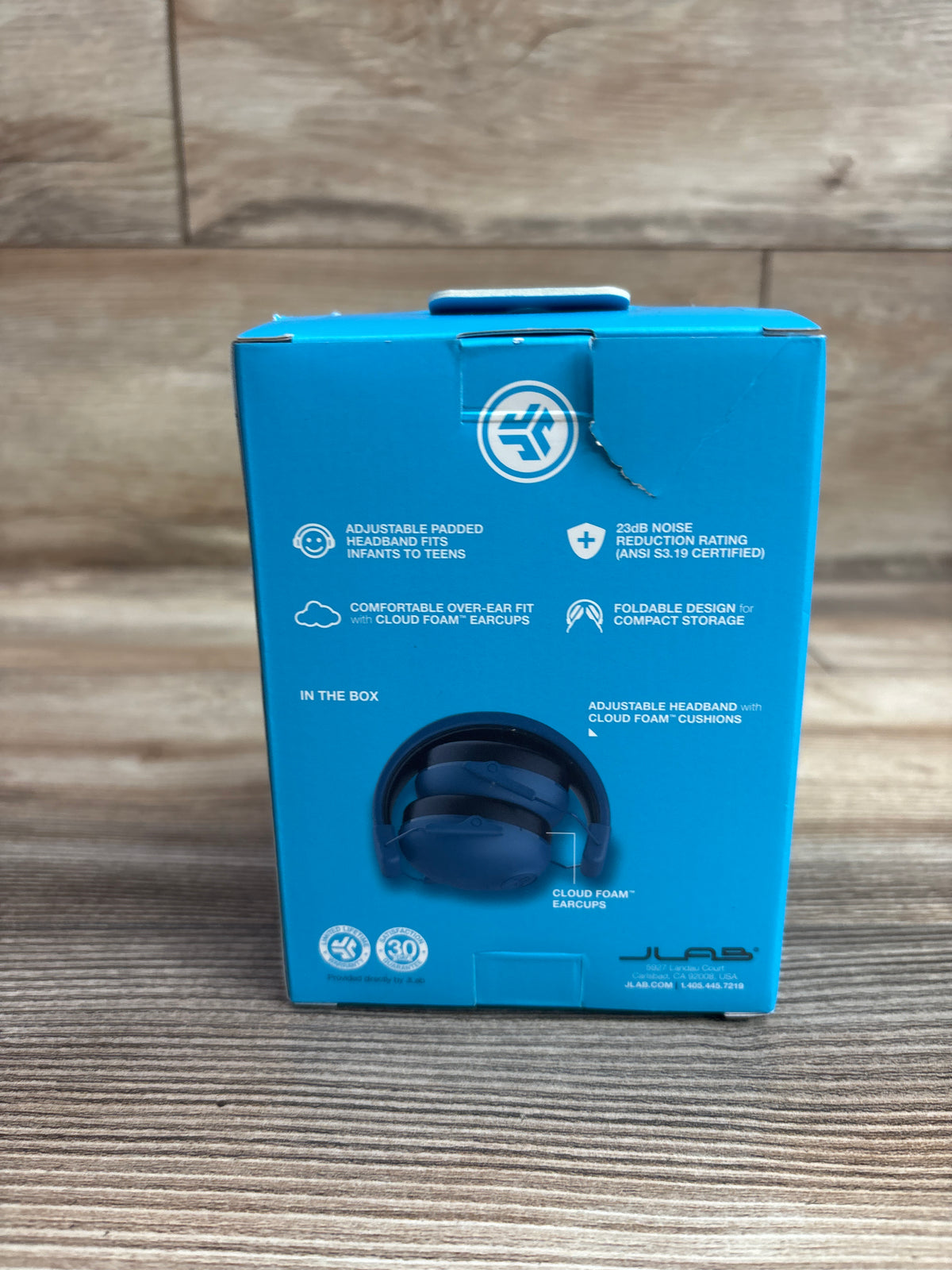 JLab JBuddies Protect Kids Hearing Protection Earmuffs Navy