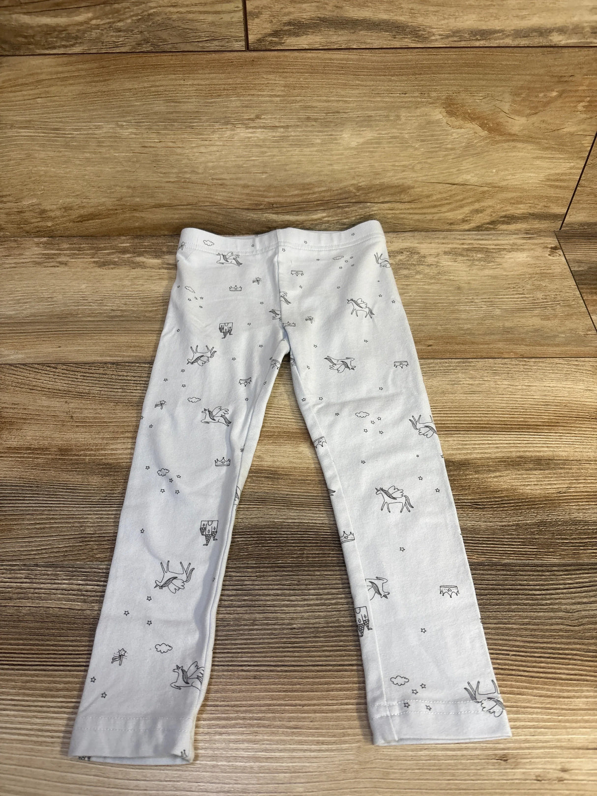 Carter's Unicorn Leggings Blue sz 3T