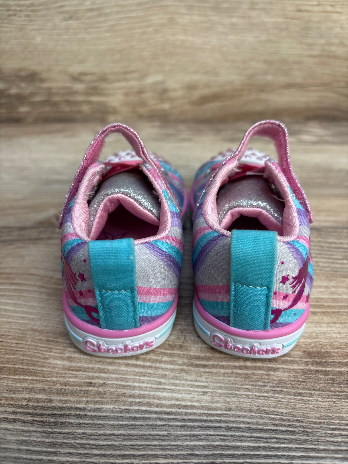 Skechers Twinkle Toes Light Up Shoes Pink sz 5c