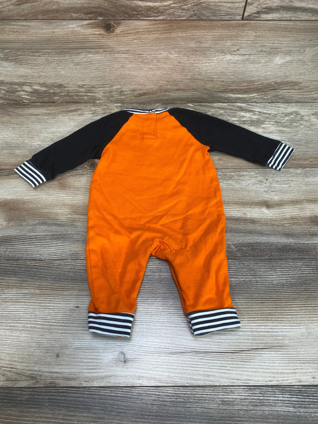 Celebrate Jack O Lantern Coverall Black/Orange sz 3-6m - Me n Mommy To Be