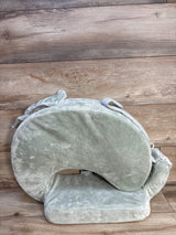 My Brest Friend Super Deluxe Nursing Pillow with Plush Cover Green