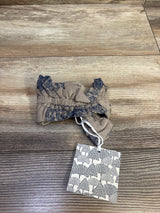 NEW Kate Quinn Stretchy Bow Headband in Mocha Bunny Family sz 0-6m