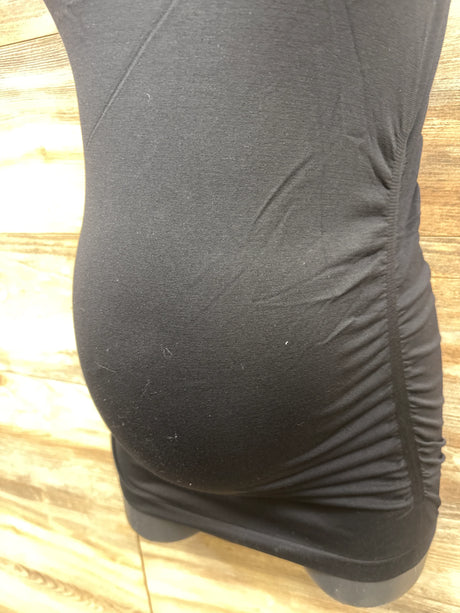 Motherhood Ruched Tank Top Black sz Small - Me n Mommy To Be