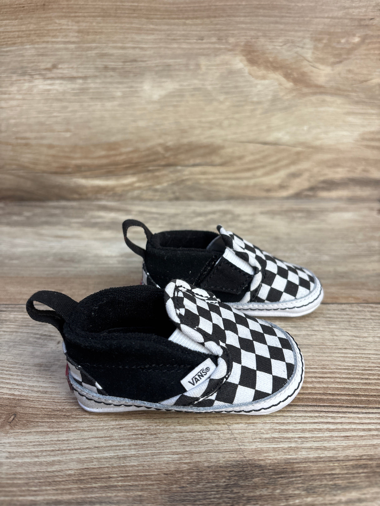 Vans Slip On V Crib Shoes Checkerboard sz 1c