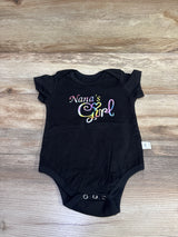 Nana's Girl Bodysuit Black sz 12m
