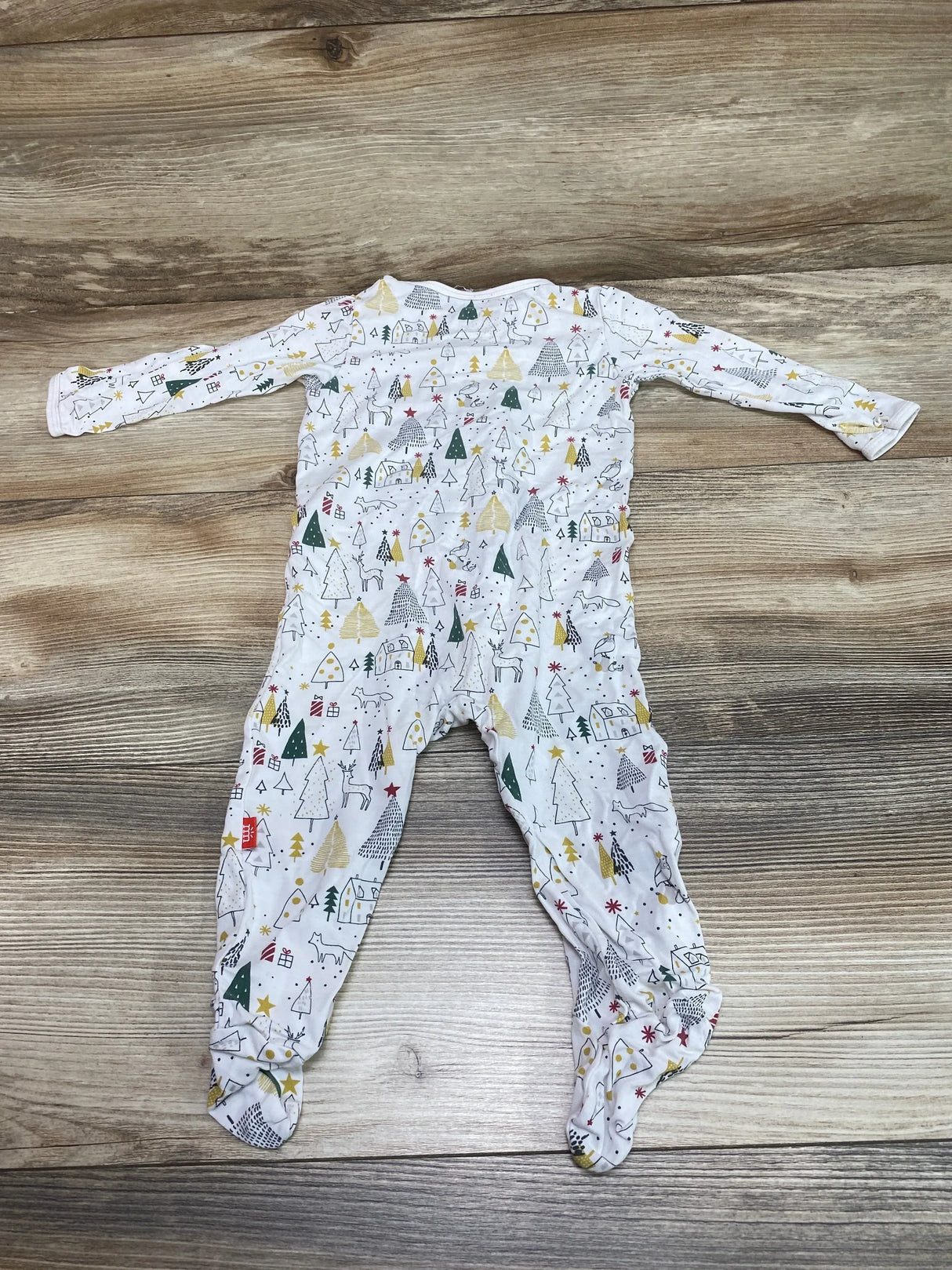 Magnetic Me Silent Night Modal Footie White sz 3-6m - Me n Mommy To Be