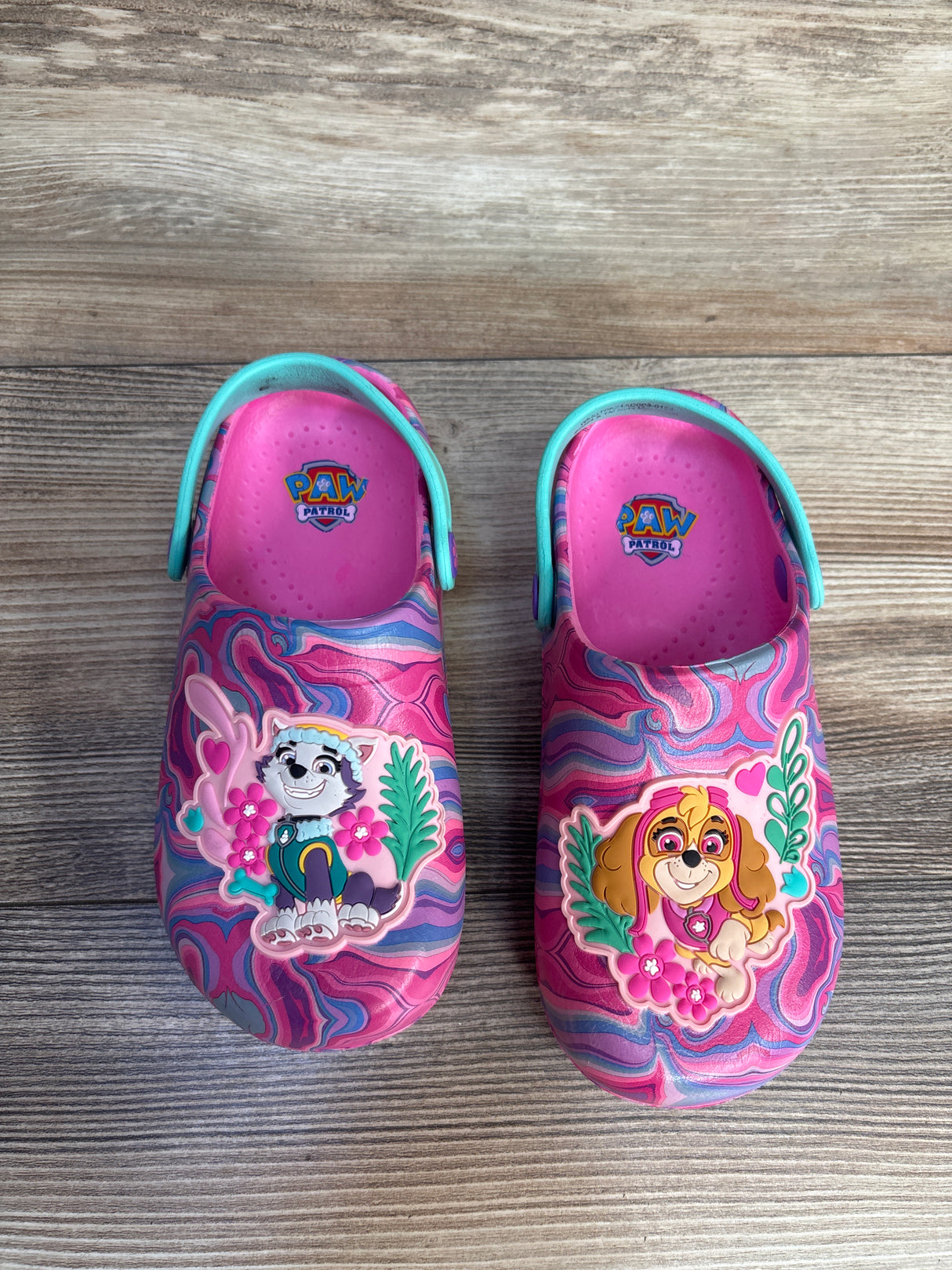 Paw Patrol Girls' Clogs Pink sz 11/12c