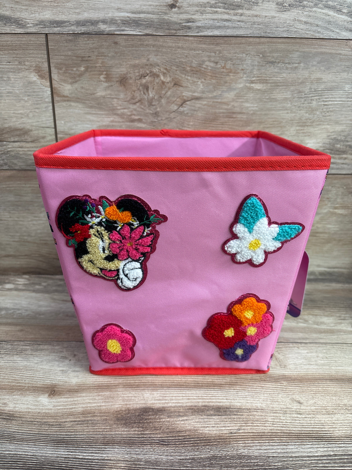 NEW Disney Junior Minnie Mouse Storage Bin - Pink 10x10x10''