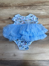 Bluey Lace Tulle Bodysuit Blue sz 6-9m