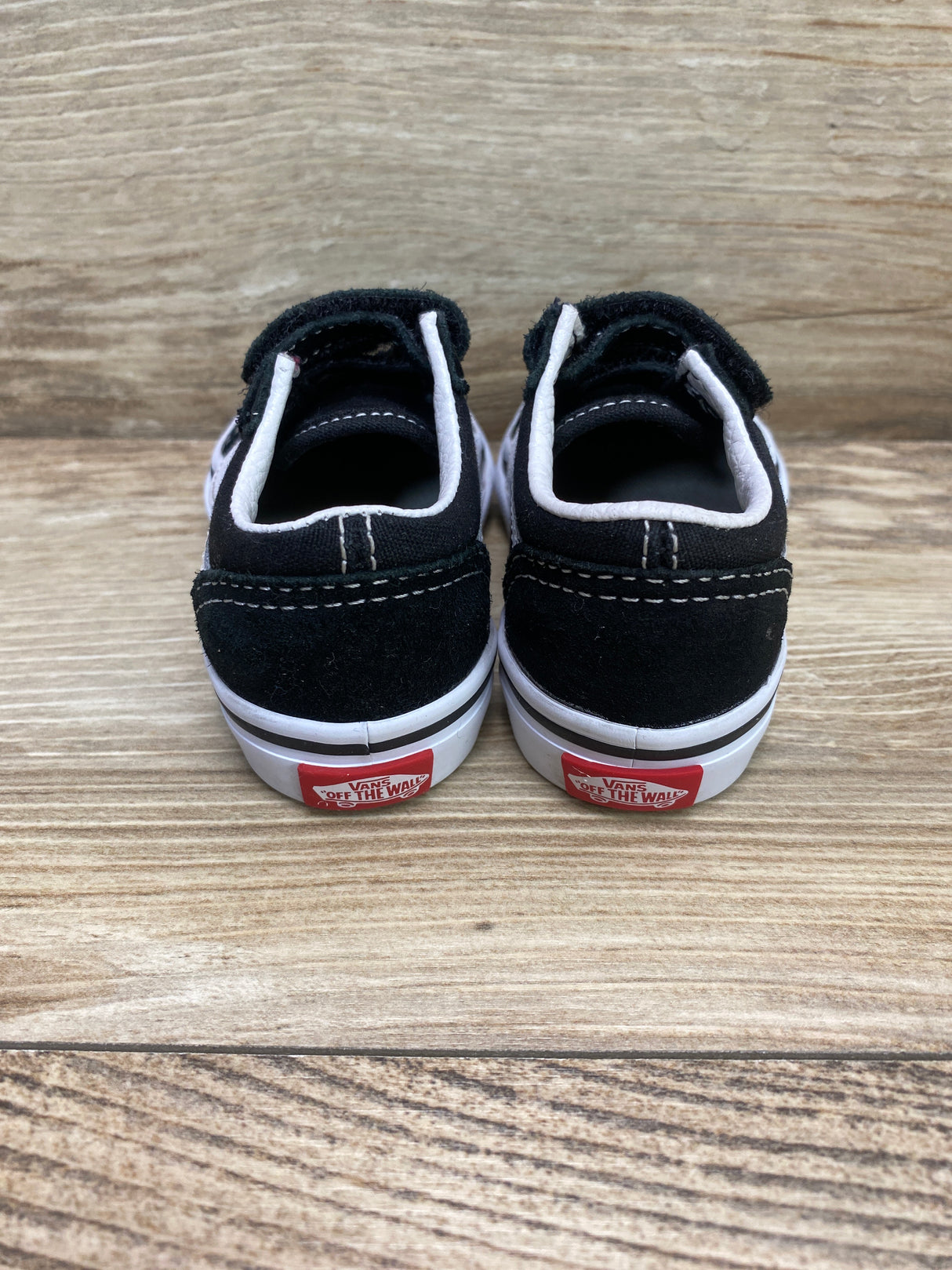 Vans Toddler Old Skool V Shoe Black Sz 4.5c