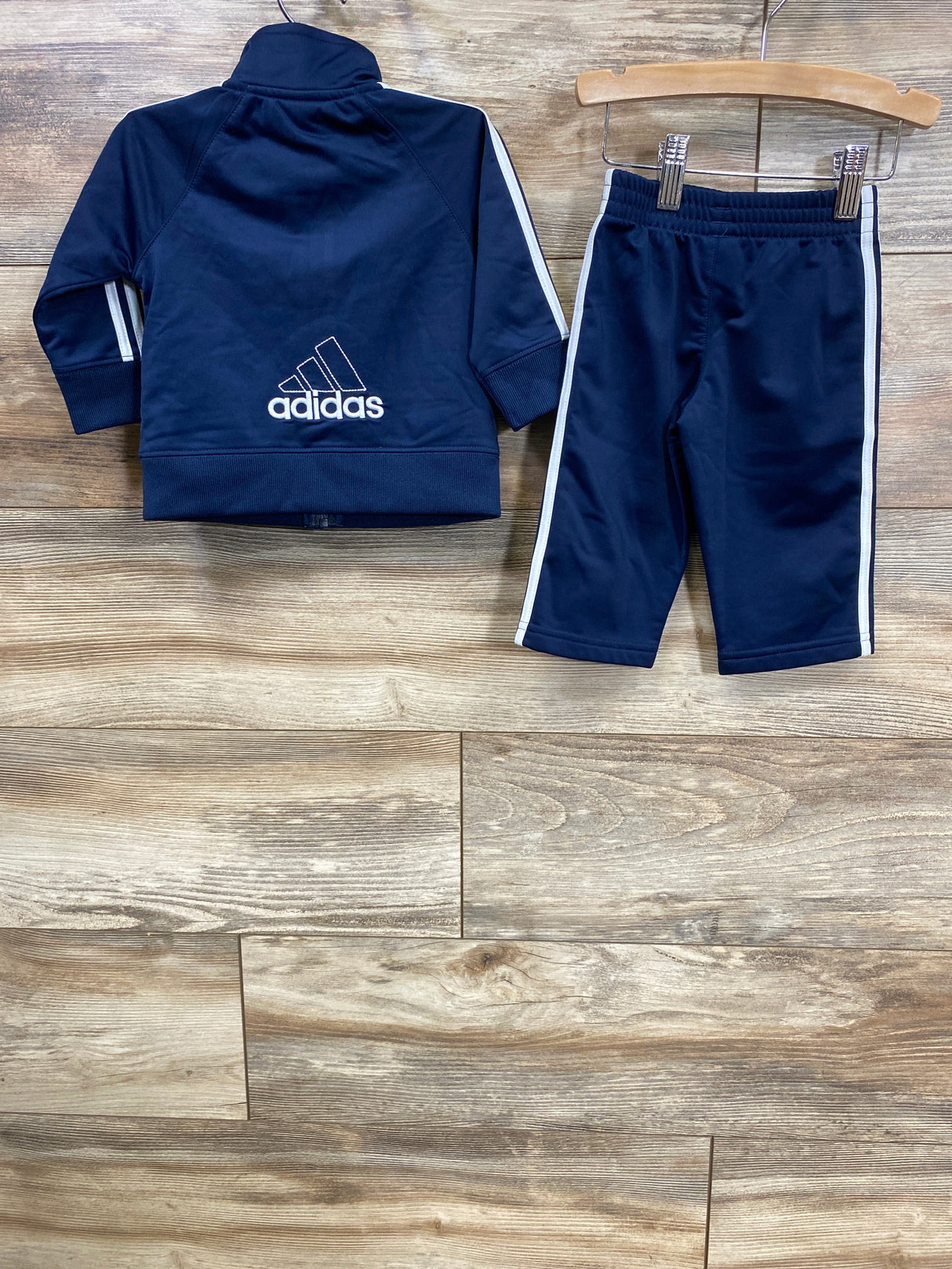 Adidas 2pc Tracksuit Set Navy sz 6m