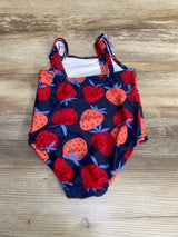 Just One You 1pc Strawberry Swimsuit Navy sz 4T