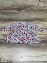 Laughing Llama Floral Dress White sz 12m - Me n Mommy To Be