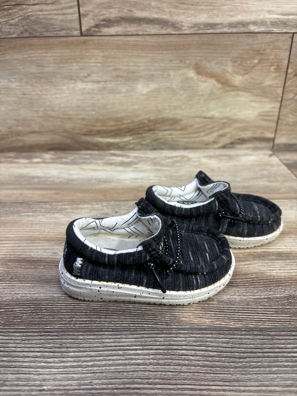 Hey Dude Wally Stretch Loafer Black sz 5c