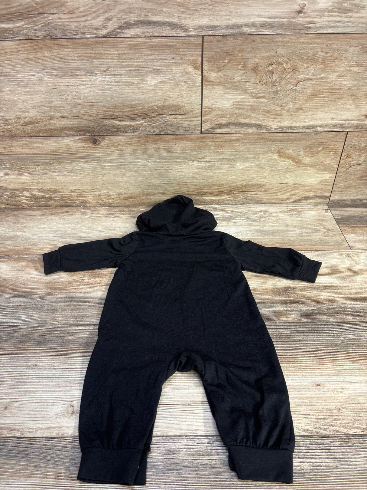 Shein Daddy's Little Boy Hooded Coverall Black sz 3-6m