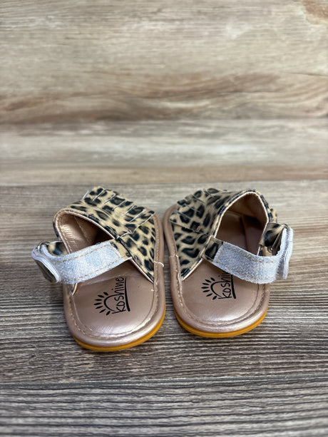 Koshine Tassel Leopard Print Sandals sz 4c - Me n Mommy To Be