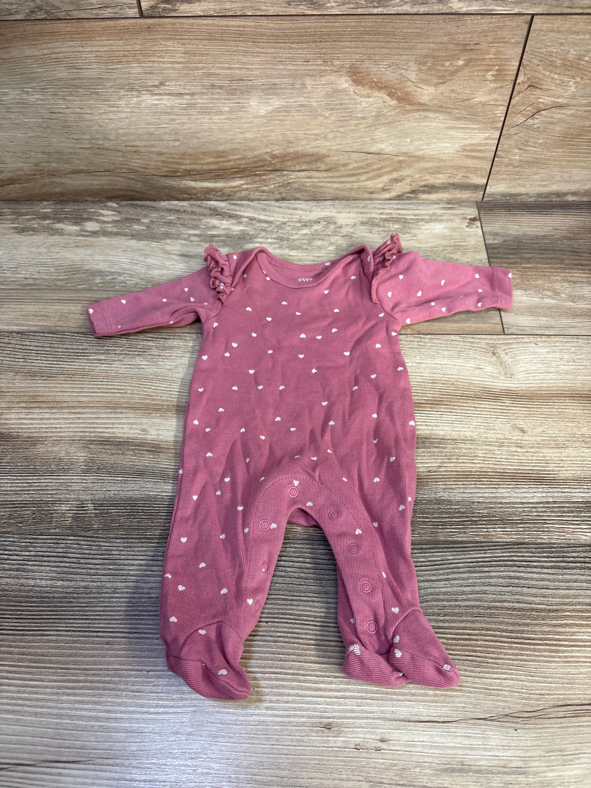Ever & Ever Footed Coverall Pink sz Preemie