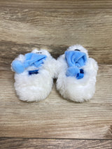 Holiday Time Infant Sleepy Polar Bear Slippers White Sz 2c