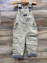 NEW Oshkosh Overalls Beige sz 3T