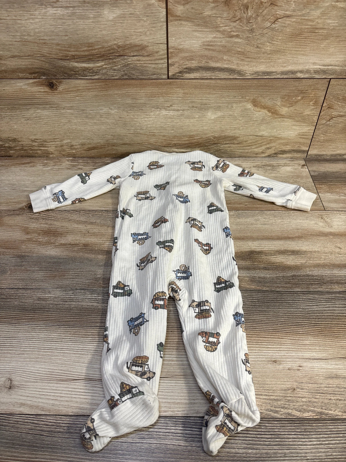 Carter's Ribbed Sleeper Ivory sz 9m
