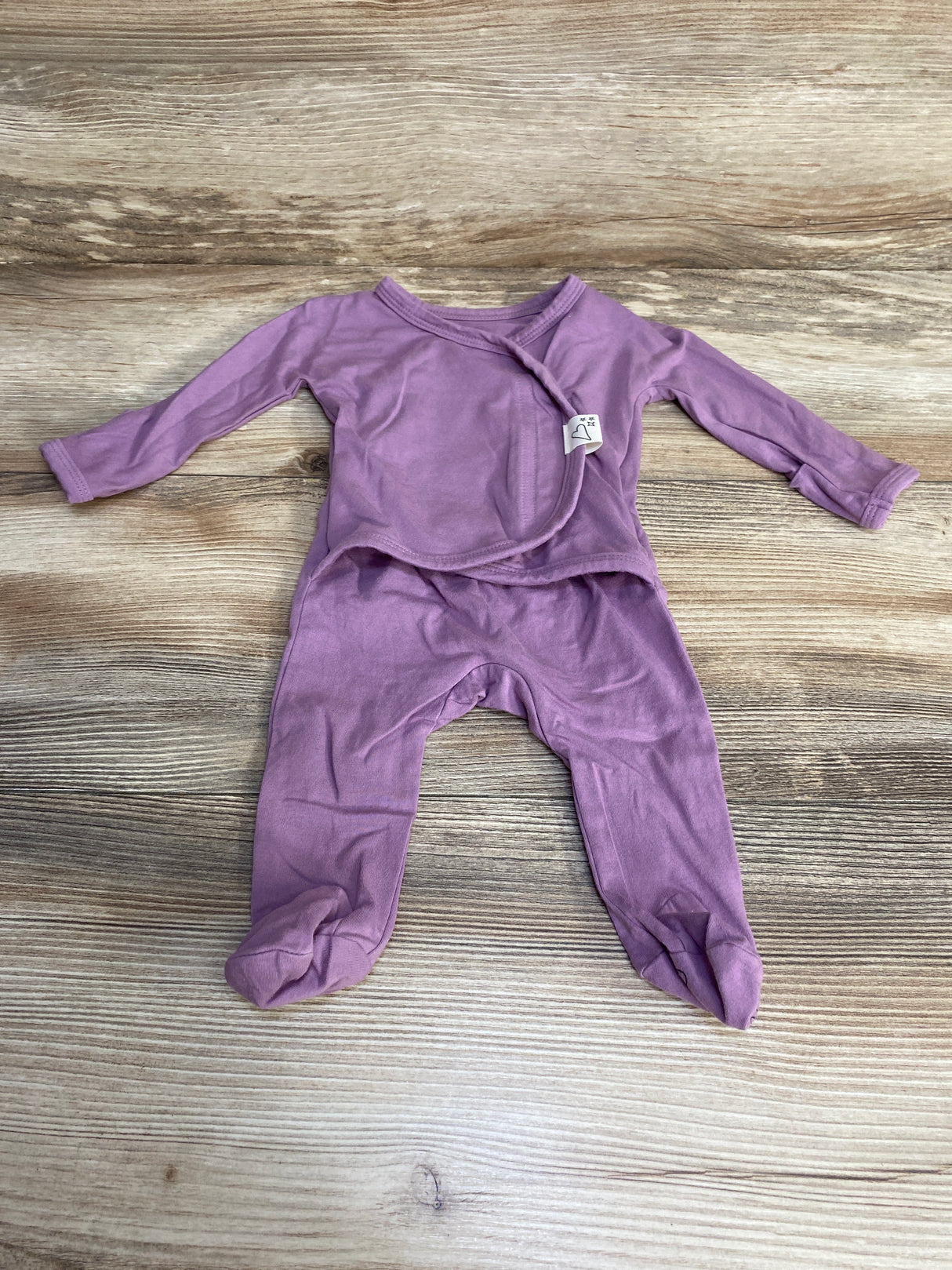 Bonsie Skin to Skin Babywear Footie Purple sz Newborn