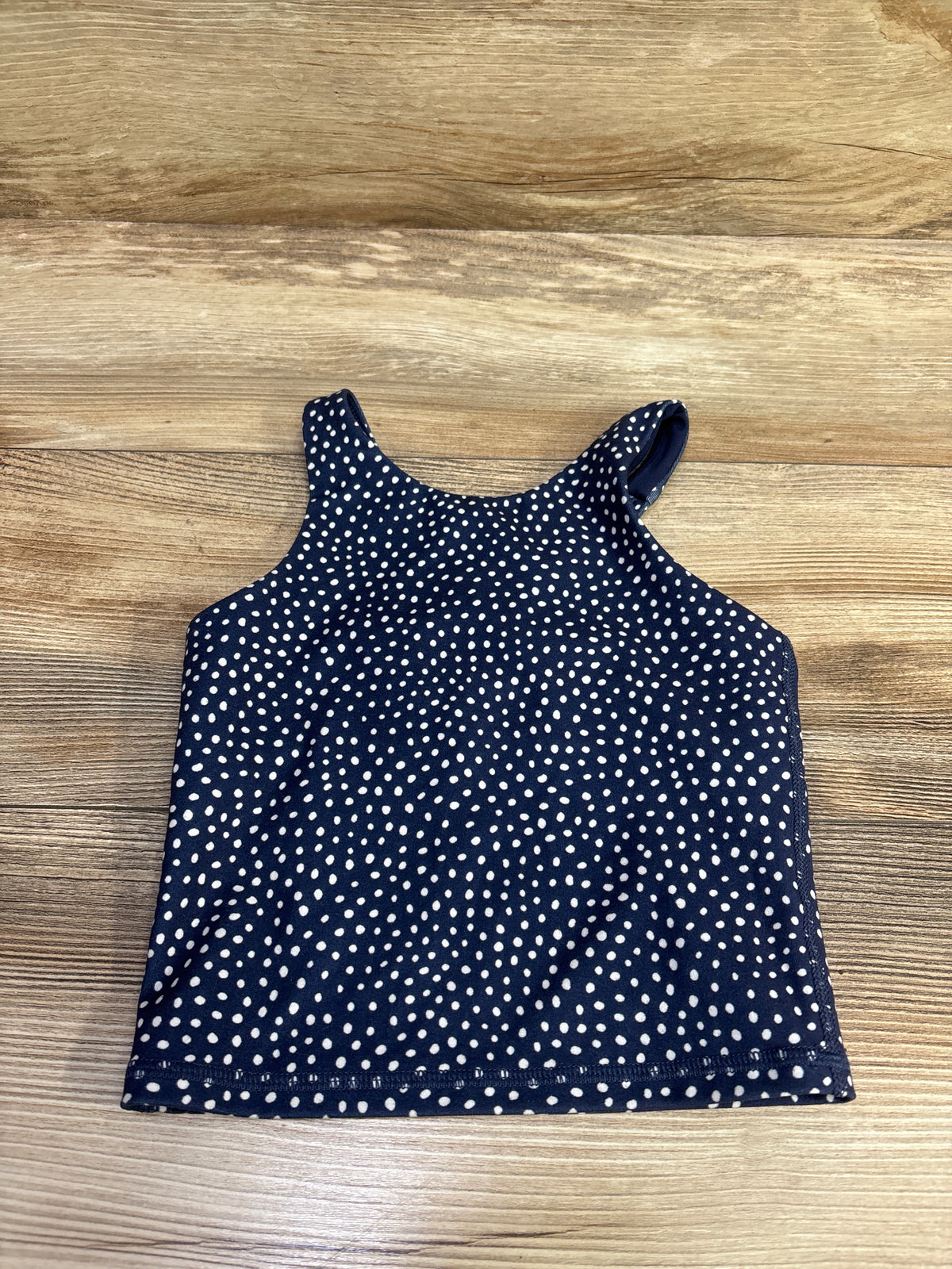 All In Motion Polka Dot Active Tank Top Navy sz 4/5T