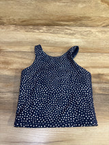 All In Motion Polka Dot Active Tank Top Navy sz 4/5T