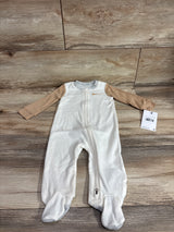 NEW Nike Ribbed Sleeper Cream sz 9m