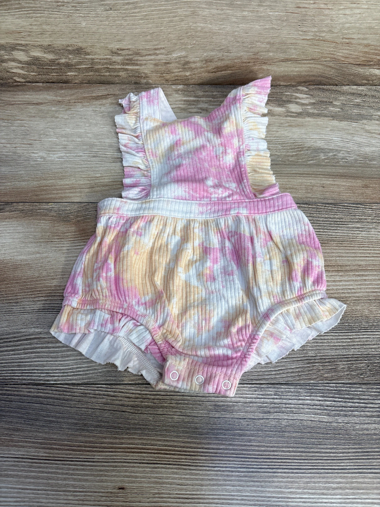 Cat & Jack Tie-Dye Romper Pink sz 6-9m - Me n Mommy To Be