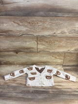 Cat & Jack Bear Knit Cardigan Cream sz 18m