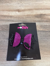 NEW Double Layer Glitter Bow Halloween Theme