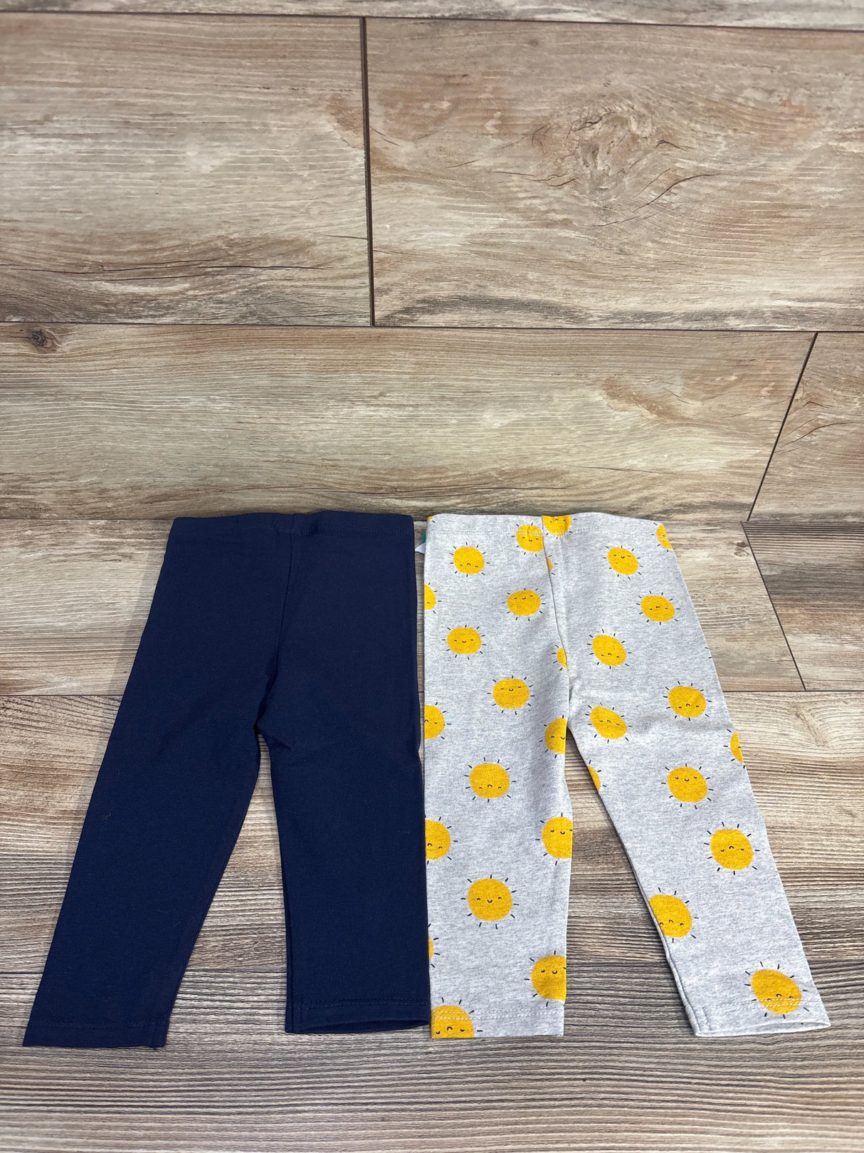 NEW Mighty Goods 2pk Sunshine Leggings Grey sz 12m