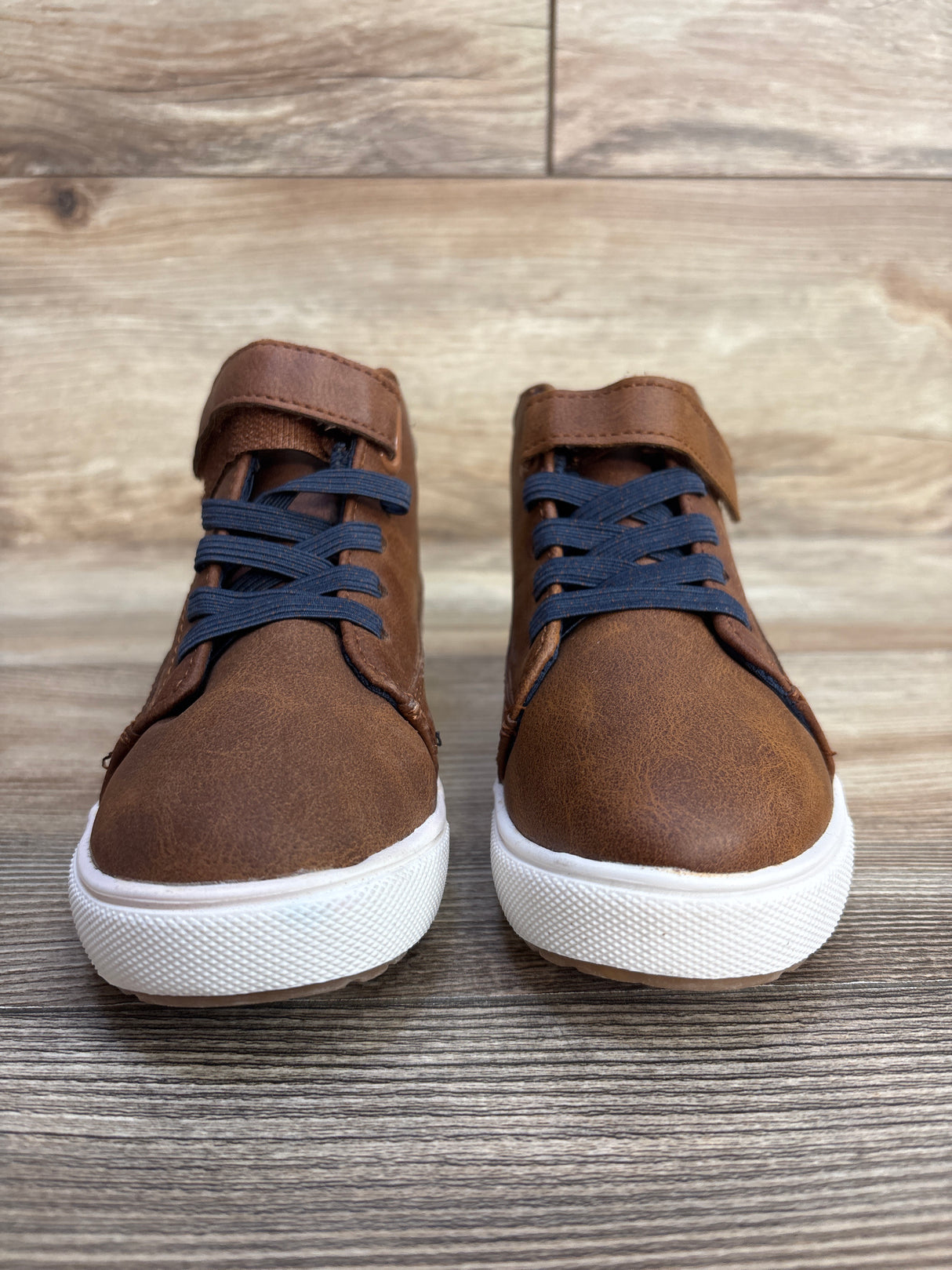 NWOT Wonder Nation Casual High-Top Sneakers, Brown sz 10c