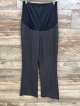 Sonoma Maternity Full Panel Patterned Pants Grey sz XL