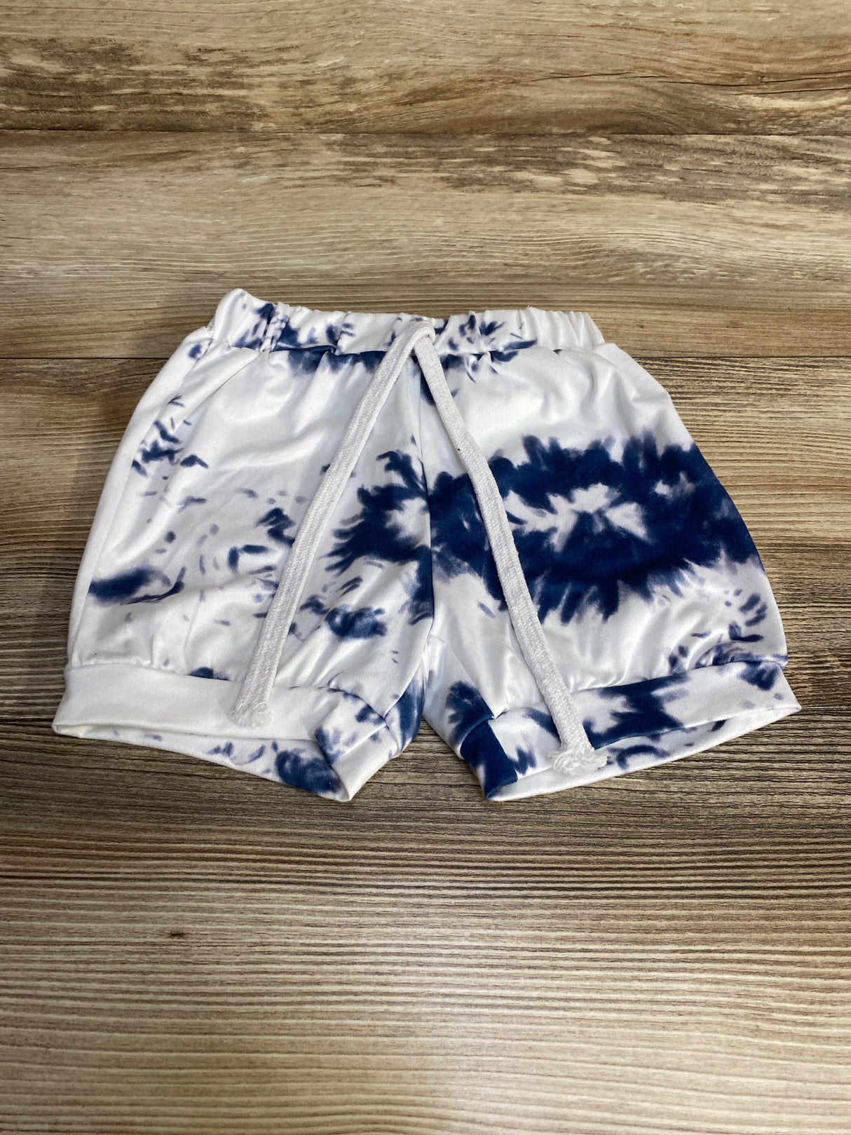 Tie-Dye Pull On Shorts White sz 3-6m