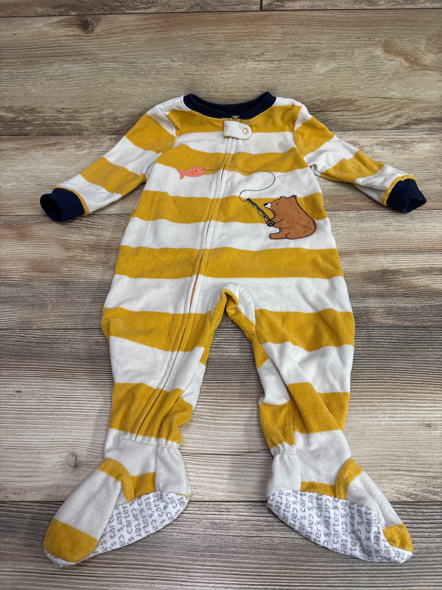 Carter's Blanket Sleeper Yellow sz 12m