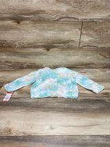 NEW Cat & Jack Tie-Dye Fleece Sweatshirt Green sz 2T