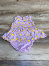 Just One You Pineapple Tank Romper Purple sz 24m