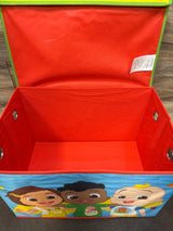 Delta Children CoComelon Fabric Toy Box with Retractable Lid
