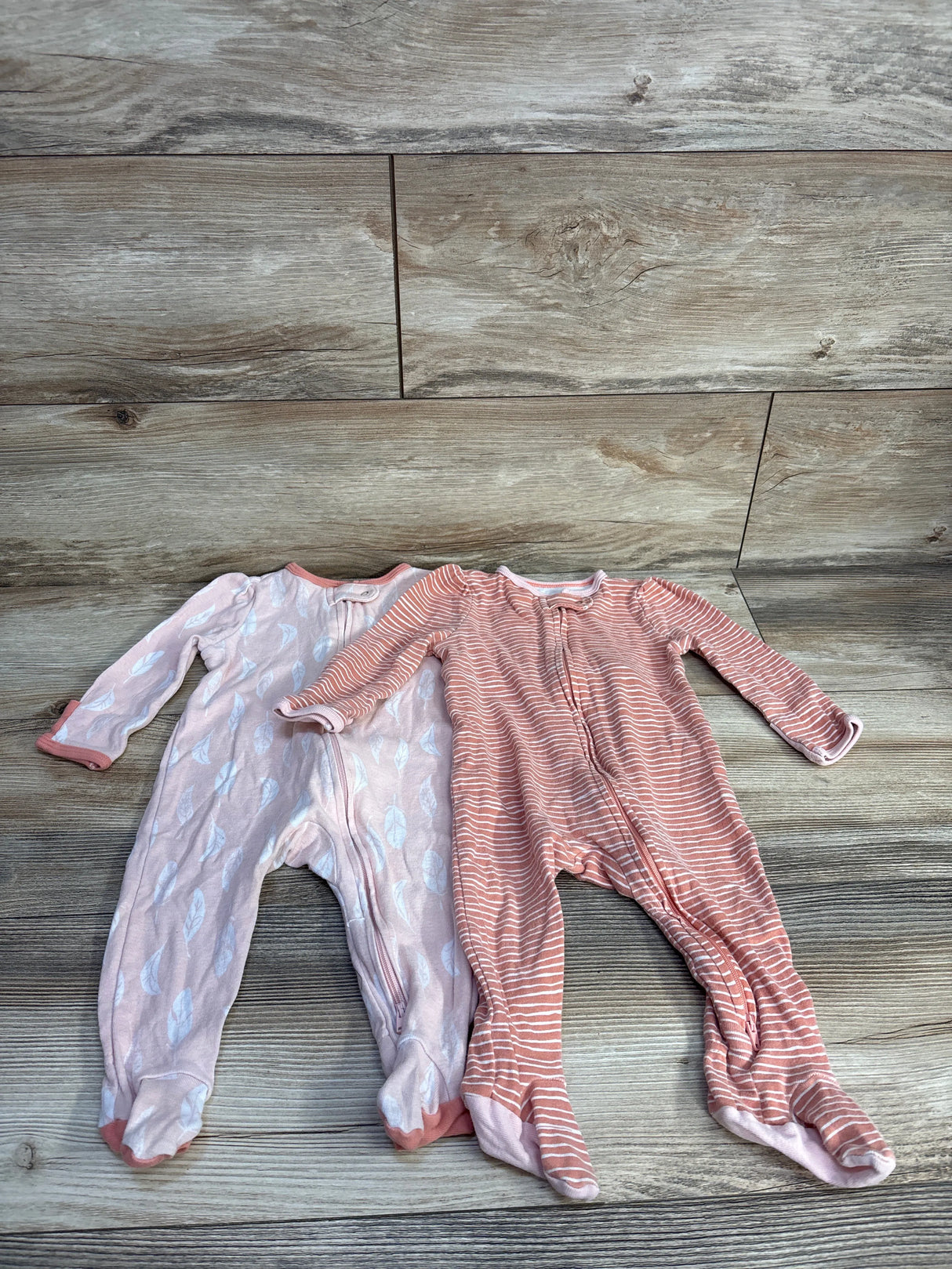 Cloud Island 2pk Sleepers Pink sz 6-9m - Me n Mommy To Be