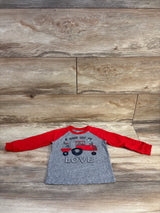 Carter's Raglan A Haul Lot Of Love Shirt Red sz 18m