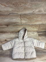 Zara Lightweight Winter Coat Beige sz 9-12m