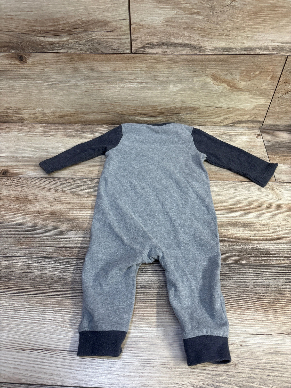 Cat & Jack Center Of Attention Coverall Grey sz 3-6m